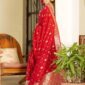GrabandPack Womens Soft silk Traditional Red saree gnp0109684