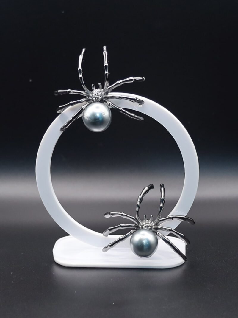 10Pcs. Tibetan Silver SPIDER In Web HALLOWEEN Charms Pendants Ear Drops - Foto 12