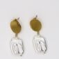 Elegant Acrylic White Pearl Danglers - gg000083