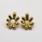 Elegant Flower-like-Shaped Stainless Steel Stud Earrings - gg000069