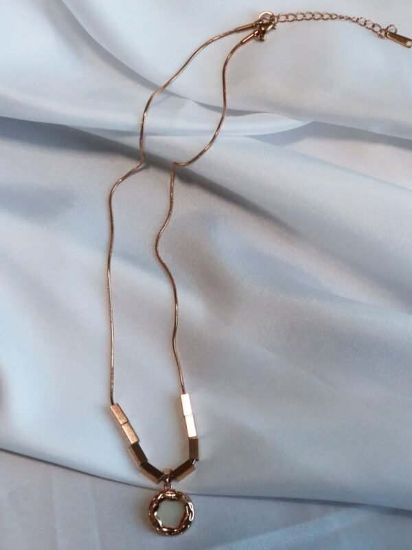 Rose Gold Stainless Steel Necklace - gg000106